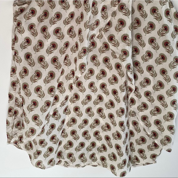 A.L.C Iggy Top in Eggshell & Sage Multi Size 4 - Picture 5 of 13